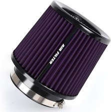 3 3.5 4 Inches Cold Air Intake Filter 76mm 89mm 101mm High Performance Washable