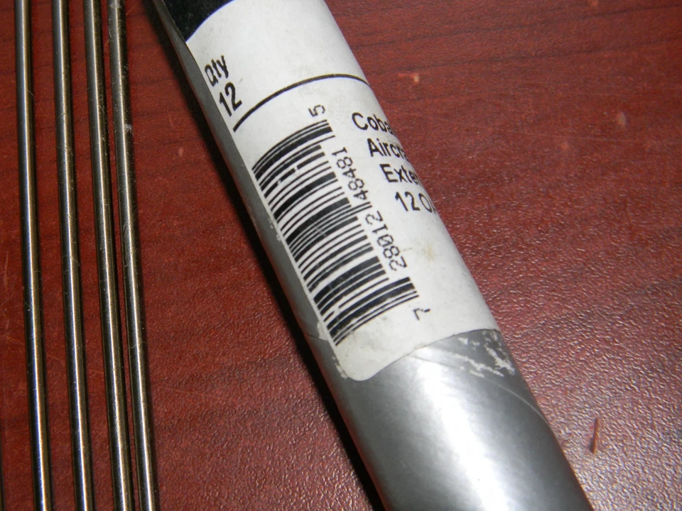 Michigan Drill (#38) 12" Cobalt Aircraft Extension Drills Qty. 12 #912C38 - Image 4 of 4