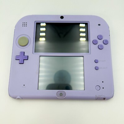 Nintendo 2DS Lavender Console Japanese ver Good Condition Tested