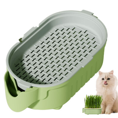Cat Grass Planting Box Cat Grass Growing Box Soilless Hydroponic Planter Tray