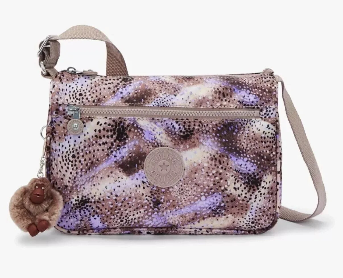 NWT Kipling HB6492 Сумка-портмоне Callie Crossbody через плечо из нейлона В ВЕСЕЛЫЙ ГОРОШЕК 12290₽