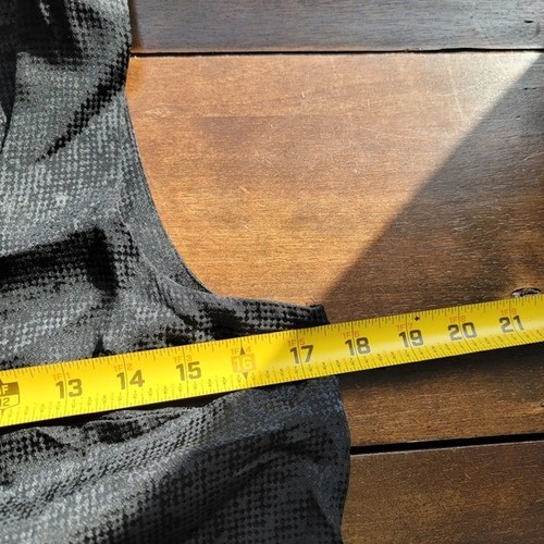 Abito midi vintage Disegni 100% seta testurizzata seta tg 2 nero Old Money Minimali - Foto 4 di 7