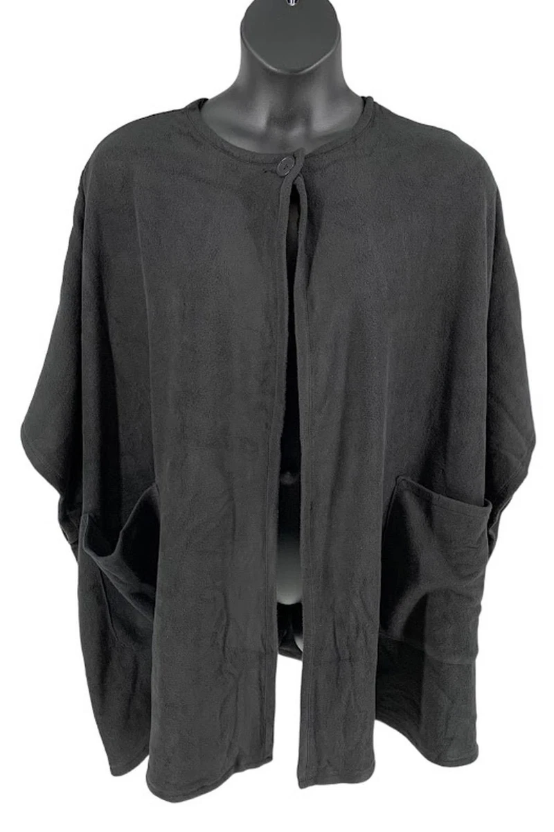 Cuddl duds fleece wrap top