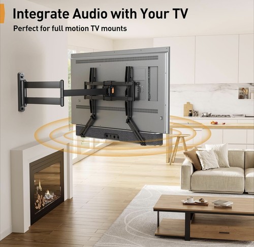 Universal Soundbar Mount with Adjustable Height Settings, up to 15 lbs