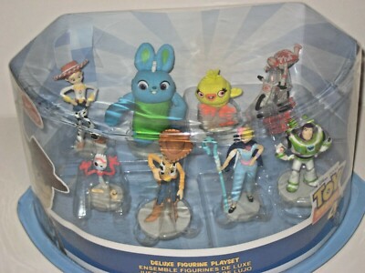DISNEY PIXAR TOY STORY 4 DELUXE 8 FIGUREINE PLAYSET | eBay