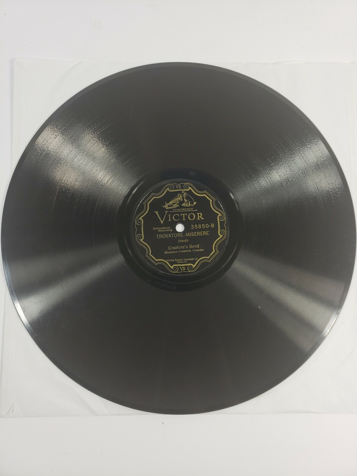 Creatore's Band 78 12" Lucia Sextette / Trovatore Miserere E/E