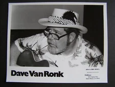 Glossy Press Photo 1987 Dave Van Ronk American Folk Singer Mayor of MacDougal St