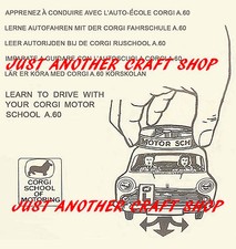 Corgi Austin A60 Motor School Instruction Leaflet from 1964  USA version of 236