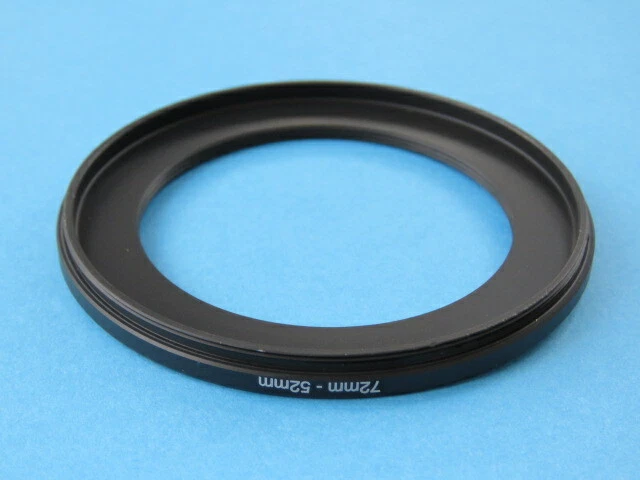 72mm to 52mm Stepping Step Down Ring Camera Lens Filter Adapter Ring 72-52mm - Image 2 of 2