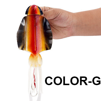 Big Game Soft Luminous Squid Jig Tuna Fishing Lures Deep Sea Baits 285mm/285g - Picture 25 of 26