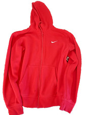 Nike Sportswear Tech Fleece Full Zip Hoodie Red Size L
