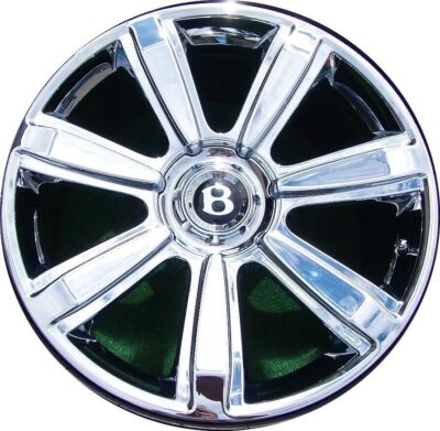 Factory Bentley Continental Chrome Wheel Elegant Genuine OEM