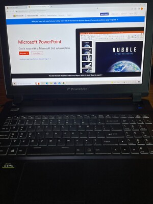 PowerSpec 1510 i7-7700HQ GTX 1070 Gaming Laptop 15.6 in display
