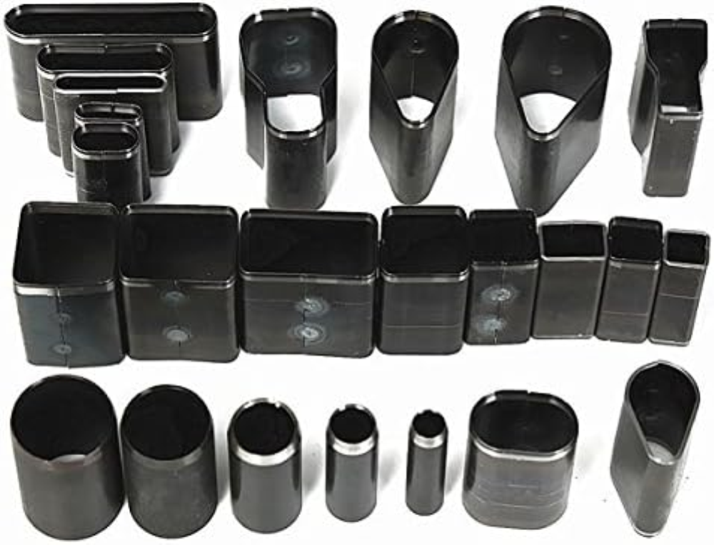 MASUNN 24 Forma di Stile Buco Cutter Hollow Punch Set per Artigianale in Pelle B