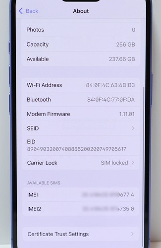 Apple iPhone 16 256GB (Dish/Bost) 6.1" MYD13LL/A Ultramarine - Afbeelding 3 van 18