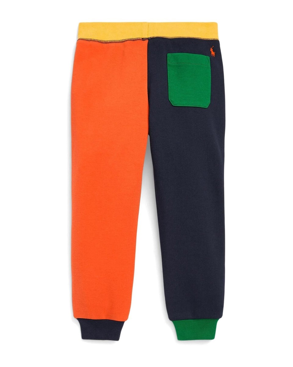 NEW Polo Ralph Lauren Color-Blocked Double-Knit Joggers