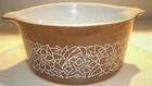 Vtg Pyrex 473-B 1978 Woodland Brown Casserole Replacement Dish Bowl 1 qt no lid