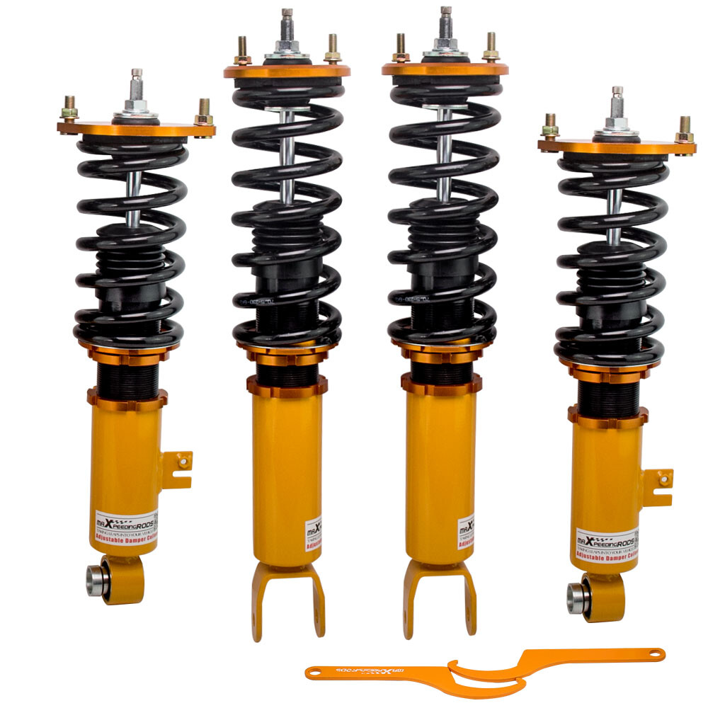 Absorbers Kits for Nissan 300ZX Z32 90-96 Adj. Height Coilovers Shocks Struts