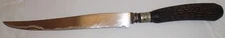 Vtg Westall Richardson Bone Handled Carving Knife Sheffield England 13.5"