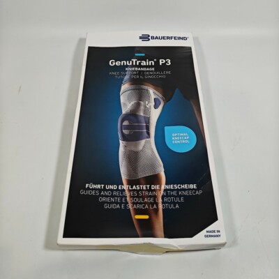 Bauerfeind GenuTrain P3 Advanced Knee Brace Patella Support Size 4 Right Titan
