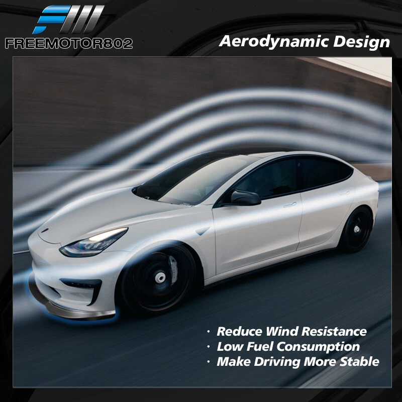 Se adapta a 02-05 BMW Serie 7 E65 E66 745 760 parachoques delantero labio estilo AC-S Foto 4 de 4