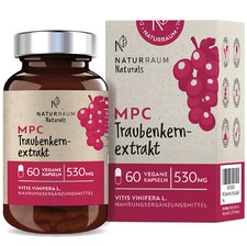 MPC Traubenkernextrakt 60 Kapseln ⭐HOCHDOSIERT⭐ 680 mg - 44x stärker als OPC💚