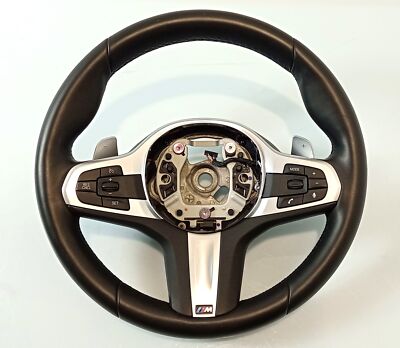 BMW OEM M Sports Steering Wheel Leather LE69188 0KM 8094542 X3 G01 G08 X4 G02