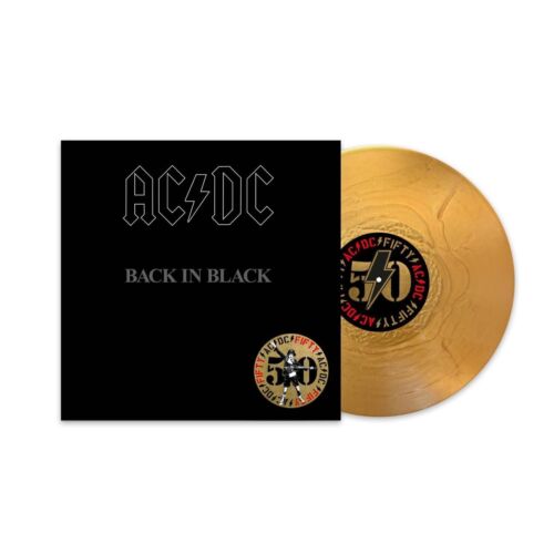 AC/DC - BACK IN BLACK - LP 180gram Gold Nugget VINYL NEW ALBUM - Zdjęcie 1 z 1