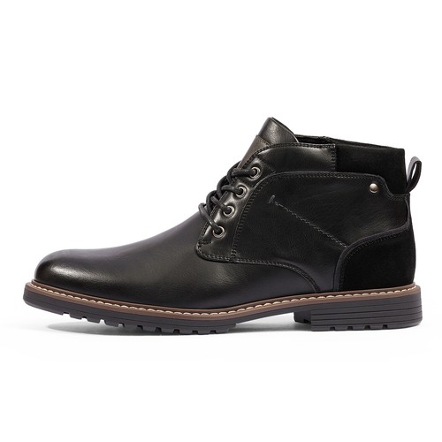 US Men's Leather Chukka Boots Casual Boots Stylish Business Dress Boots - Picture 12 of 21