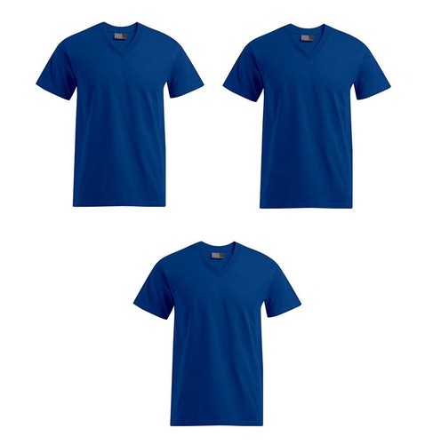 3er, 5er Pack Herren Promodoro Premium V-Neck T-Shirts veredelte Baumwolle S-5XL - Bild 39 von 88