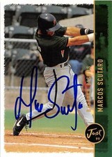 Marcos Scutaro autographed Baseball Card Cleveland Indians 1999 Just Minors #230