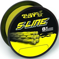 (0,10€/1M) Black Cat S-Line 0,38Mm 40Kg - 250M Wallerschnur, Welsschnur