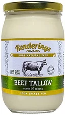Rendering's Beef Tallow 100% Grass-Fed & Finished Cooking Baking and Frying 1...