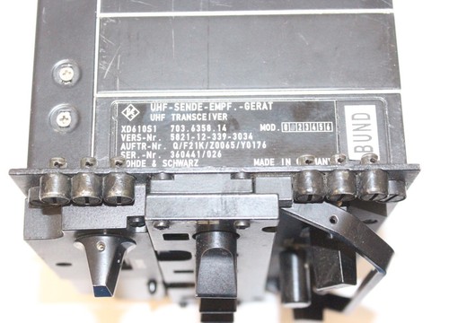 Radio UHF-Sende-Empf.-Gerat XD610S1 Rohde & Schwarz 10W - Bild 3 von 4
