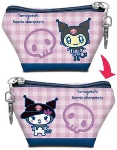 Tamagotchi x Sanrio Characters Mini Pouch Kuromi x Melodycchi Accessory Case New - Bild 6 von 11