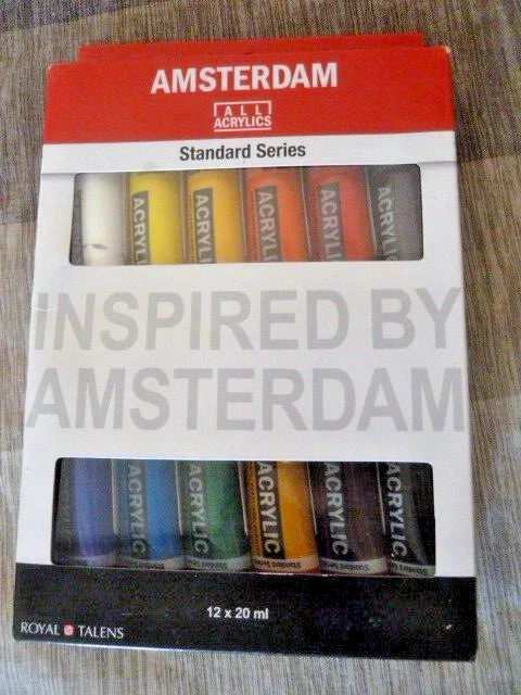 Amsterdam Standard Series Acrylic Paint Set, 12x 20ml Royal Talens