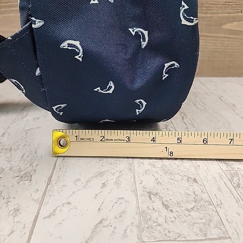 Kavu Purse Shoulder Bag Blue Yellow Rope Sling Hiking Backpack Satchel Crossbody - Picture 9 of 12