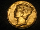 1944-D 90% Silver Mercury Head Dime CHOICE BU NORMAL SILVER COLOR         ^^^^^