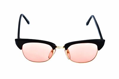 Roberto Elliot Sunglasses Frame SM-SETH Brown/Gold Rose Lens 48-20-137 Made in K
