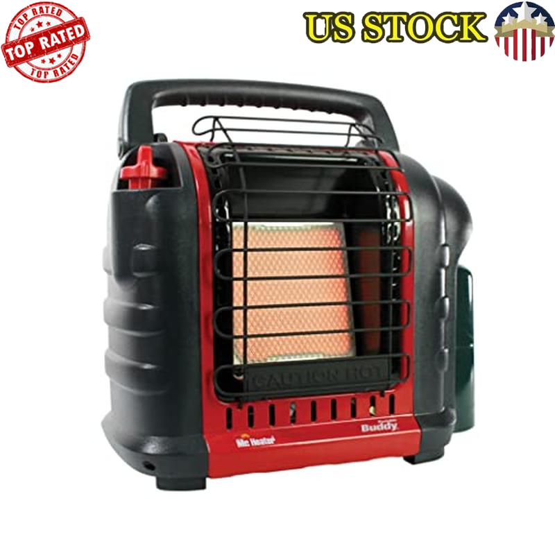 Portable Propane Radiant Heater 4000-9000 BTU Indoor Outdoor Safe Heating New