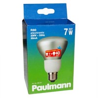 Paulmann Energiesparlampe Reflektor R80 7W E27 110° Warmweiß 2700K Sparlampe