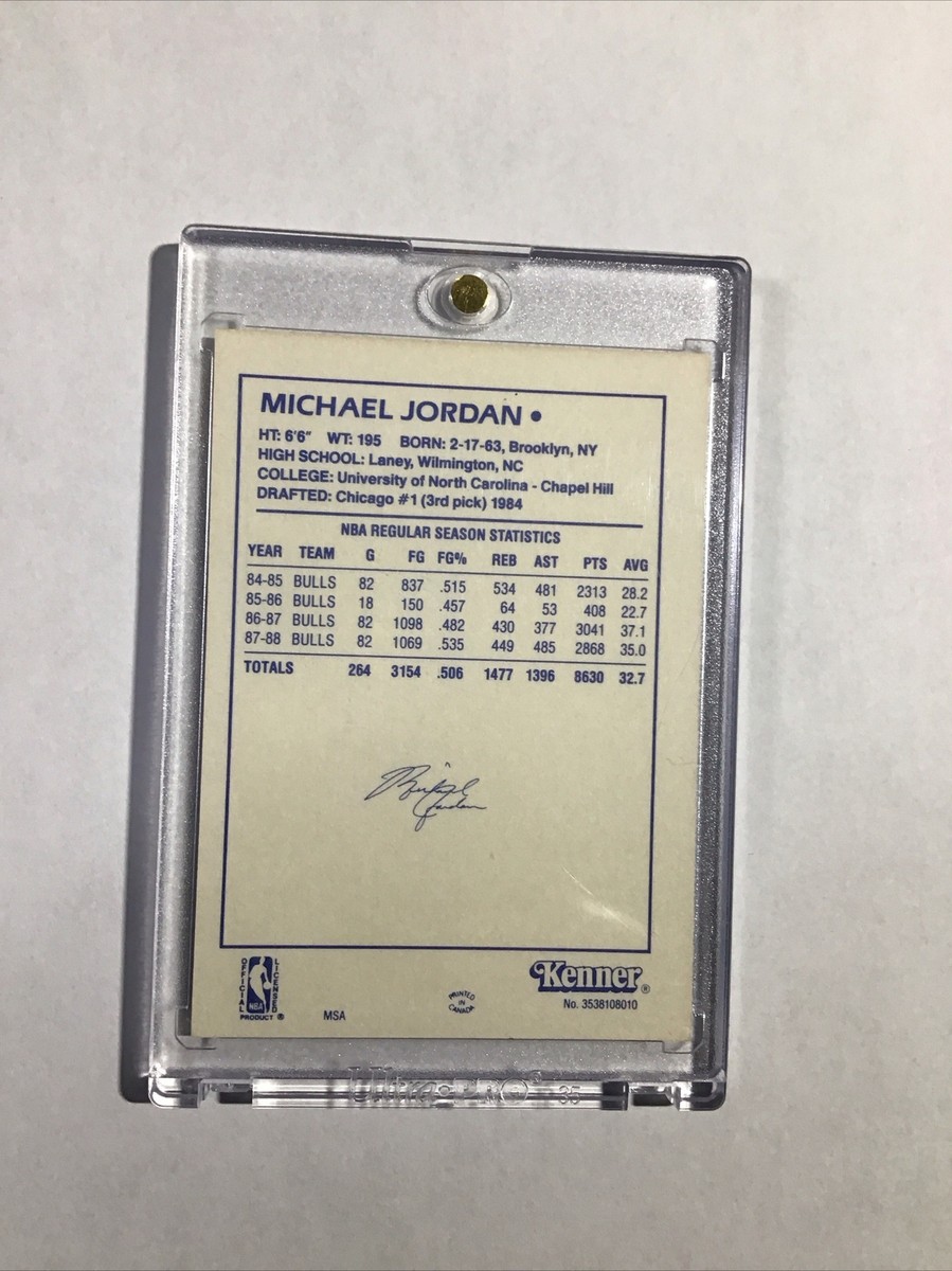 MICHAEL JORDAN 1988 Kenner Starting Lineup First SLU Of Michael