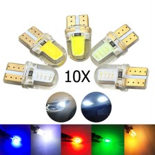10X T10 Led Light Bulb 1w Cob Lighting Source License-plate Lamp 12v Lights