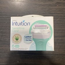 Schick Intuition Refill, Razors for Women Sensitive Skin 6 Pack