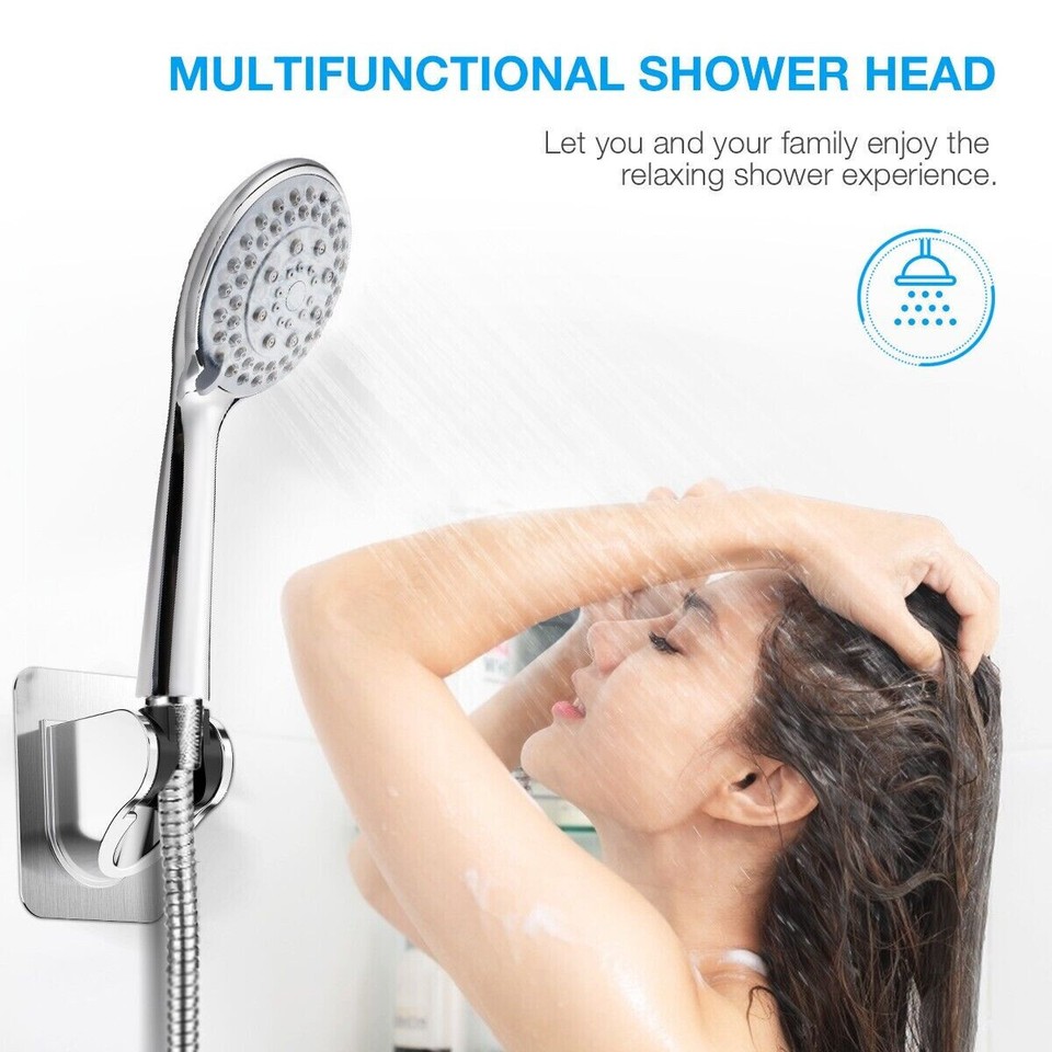 High Pressure Shower Head 5 Settings Handheld Shower heads Spray With 5 ...
