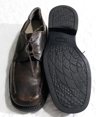 Men\'s Bass brown leather shoes dress luxury oxfords classics solid size 11 MEN main image 2
