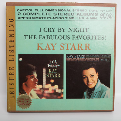 Kay Starr I Cry By Night Fabulous Favorites Reel to Reel Leisure Listening IPS 