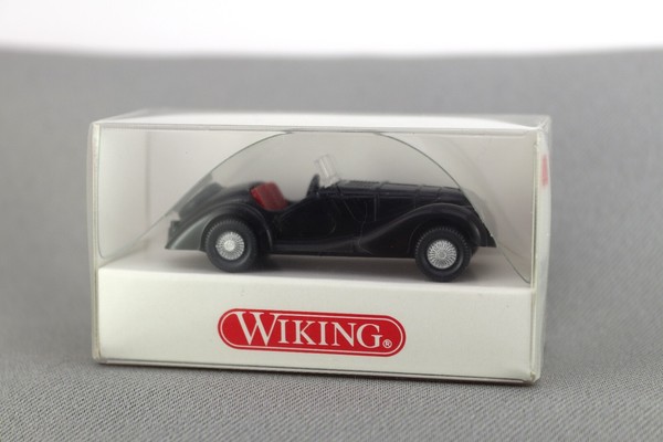 Wiking H0 1:87 Modellauto Bmw 328 Oldtimer Schwarz 828 01 14 Neu Ovp Nos-image