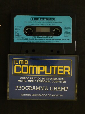 PROGRAMMA CHAMP ASSEMBLER COMMODORE 64 SINCLAIR SPECTRUM VIC 20 RETROCOMPUTER