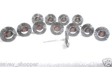 STAINLESS WIRE WHEEL BRUSH LOT OF 12 PC. 1-1/2" INCH FOR ROTARY TOOL 1/8th SHANK